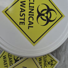 Load and play video in Gallery viewer, How to apply "clinical waste" Sticker
