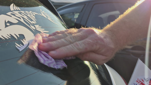 how to apply fingerprint Australian flag sticker Australia flag