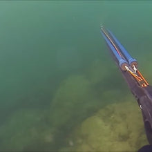 Load and play video in Gallery viewer, Spearfishing video or Spearo Fish Sticker video with sound
