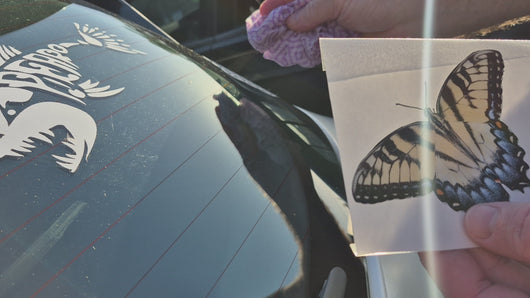 how to apply butterfly design