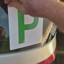Load and play video in Gallery viewer, How to remove Green "P" plate stickers
