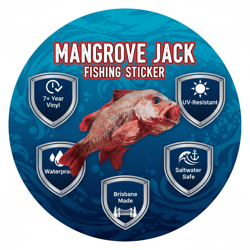 Product Features Mangrove Jack Decal 
