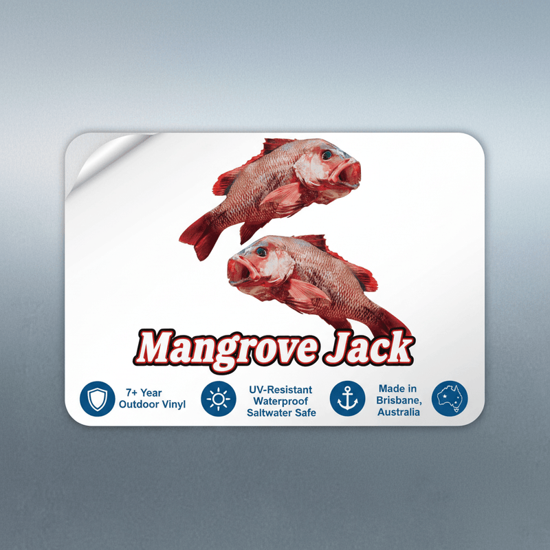 Mangrove Jack Decal Product Features
