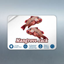 Load image into Gallery viewer, Mangrove Jack Decal Product Features
