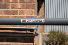 Load image into Gallery viewer, Propane on outdoor pipe
