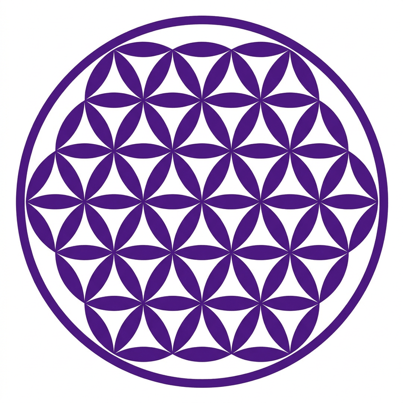 Purple Circle of Life sticker
