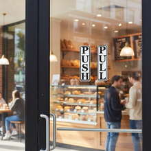 Load image into Gallery viewer, PUSH Sign on Bakery
