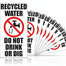 Load image into Gallery viewer, Recycled Water Sign Bulk Pack
