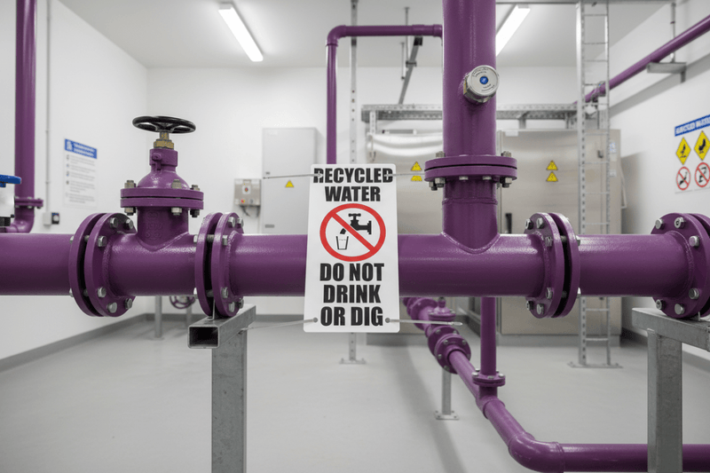 Recycled Water Sign Non-Potable
