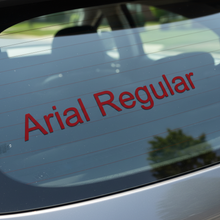 Load image into Gallery viewer, Red on car window
