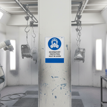 Load image into Gallery viewer, Respiratory Protection in spray booth
