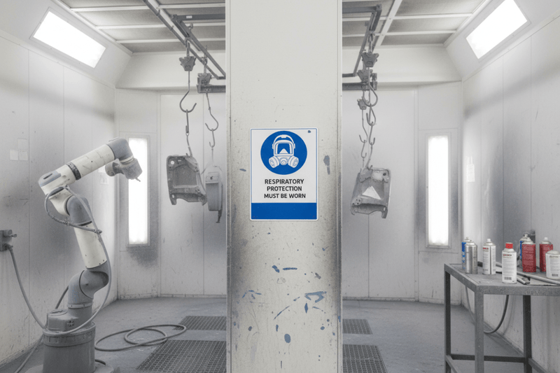 Respiratory Protection in spray booth