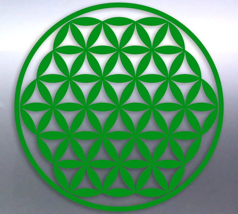 sacred geometry Circle Dark Green