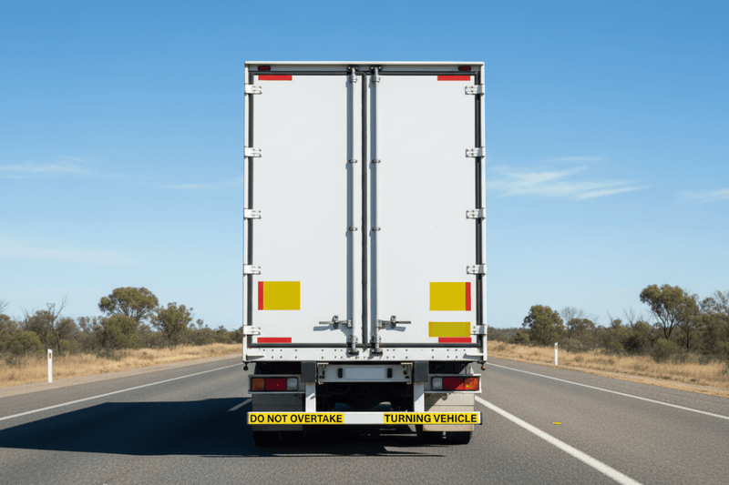 Semi-trailer thin strips