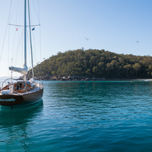Load image into Gallery viewer, Serenity - timber yacht turquoise bay
