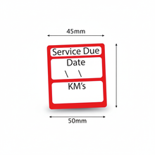 Load image into Gallery viewer, Service Due size
