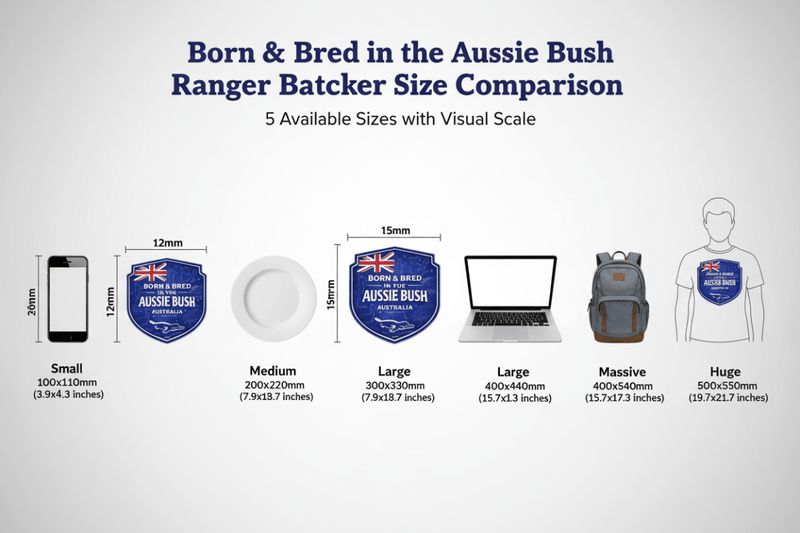 Size Chart - All 5 Sizes