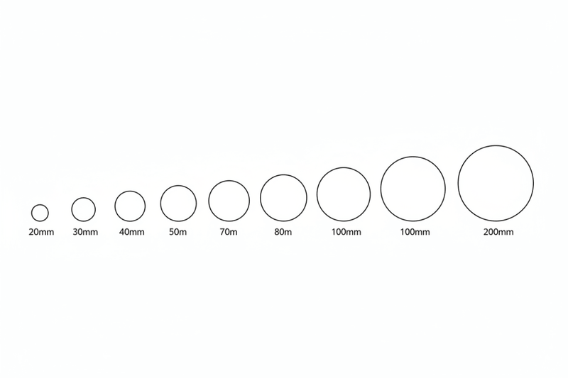 Size Chart - All Sizes of custom decal