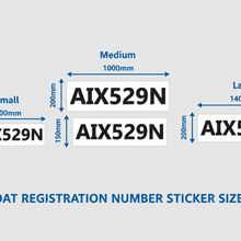 Load image into Gallery viewer, Size infographic with dimensions 100mm 150mm 200mm
