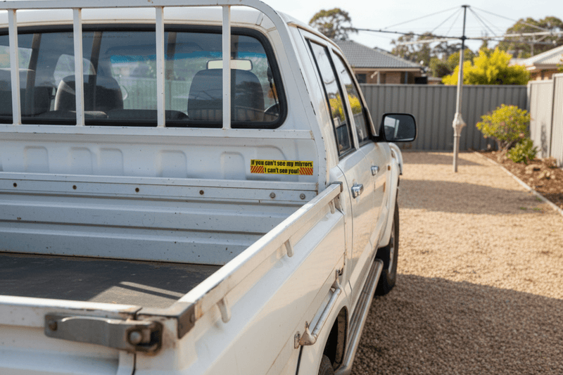 Small 200mm on ute