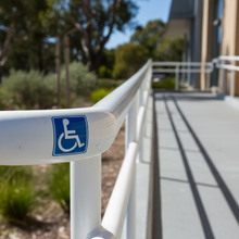 Load image into Gallery viewer, Smooth Metal Ramp Handrail
