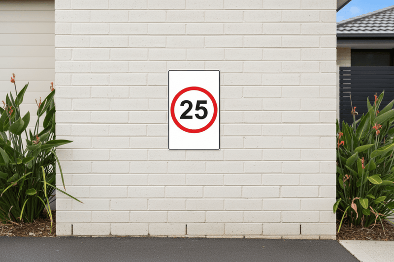 Speed Limit - Brick wall