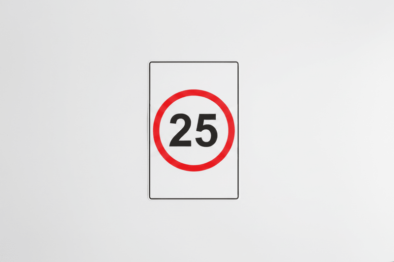 Speed Limit - Flat lay