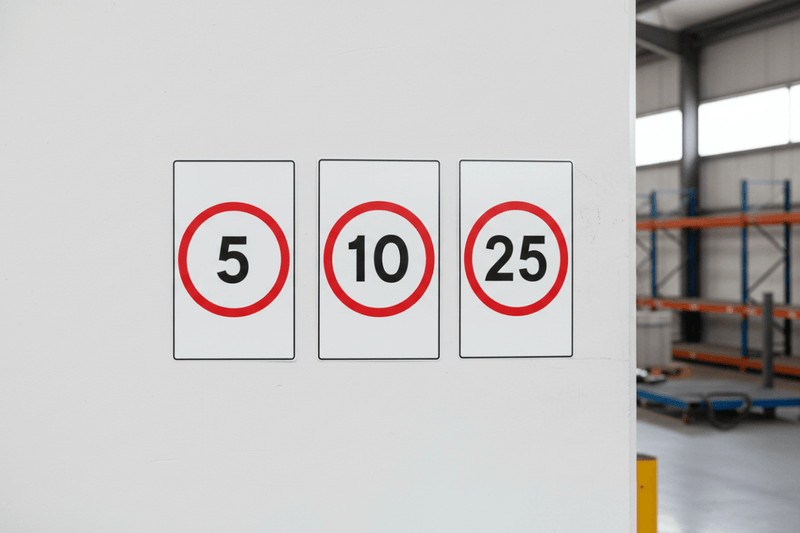 Speed Limit - Multi speed wall