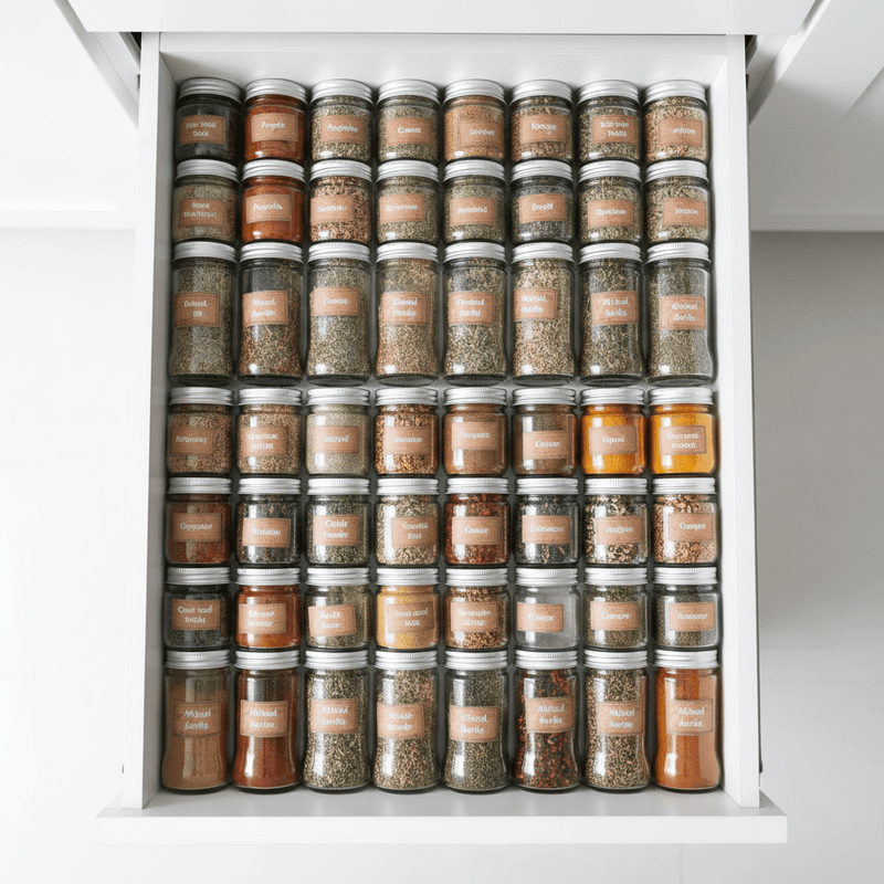 Spice Drawer Overhead