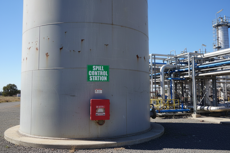 Spill Control Station on storage tank