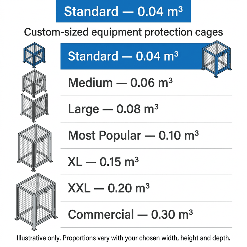 Standard size highlighted