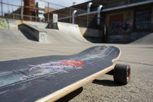 Load image into Gallery viewer, Steampunk Skull on Skateboard
