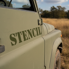 Load image into Gallery viewer, Stencil on 4WD
