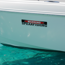 Load image into Gallery viewer, Sticker on boat hull

