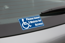 Load image into Gallery viewer, Sticker on car window

