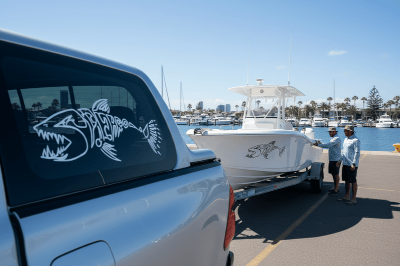 Sticker on HiLux