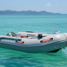Load image into Gallery viewer, Sticker on inflatable boat
