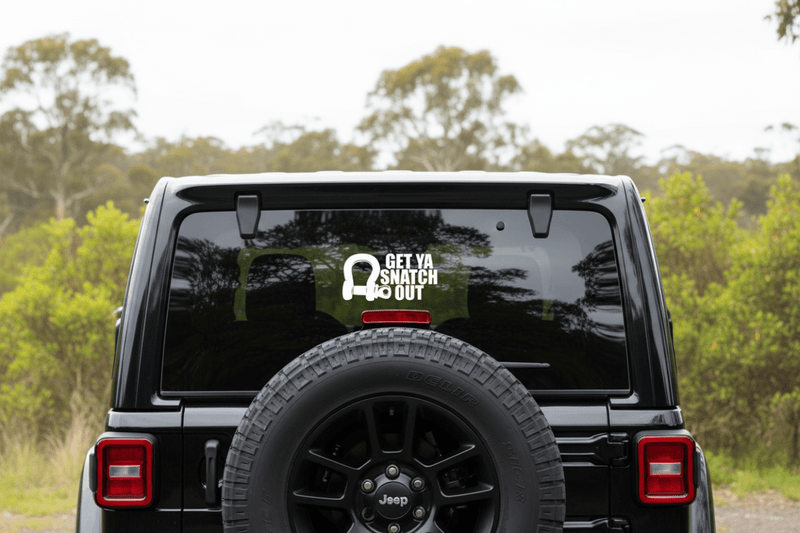 Sticker on Jeep Window