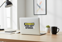 Load image into Gallery viewer, Sticker on laptop
