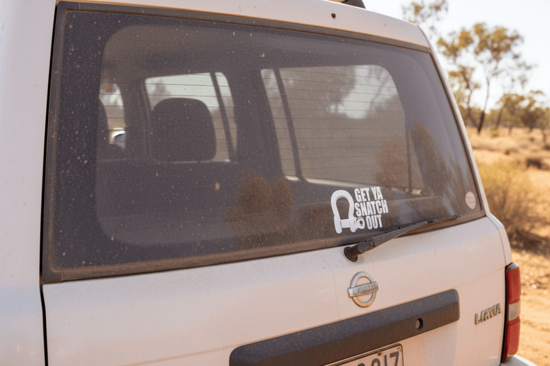 Sticker on Patrol Window