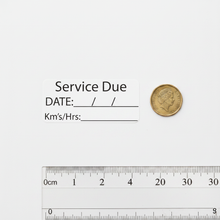 Load image into Gallery viewer, Sticker size comparison with 20-cent coin and ruler
