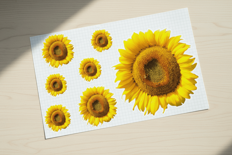 Sunflower - Flat lay