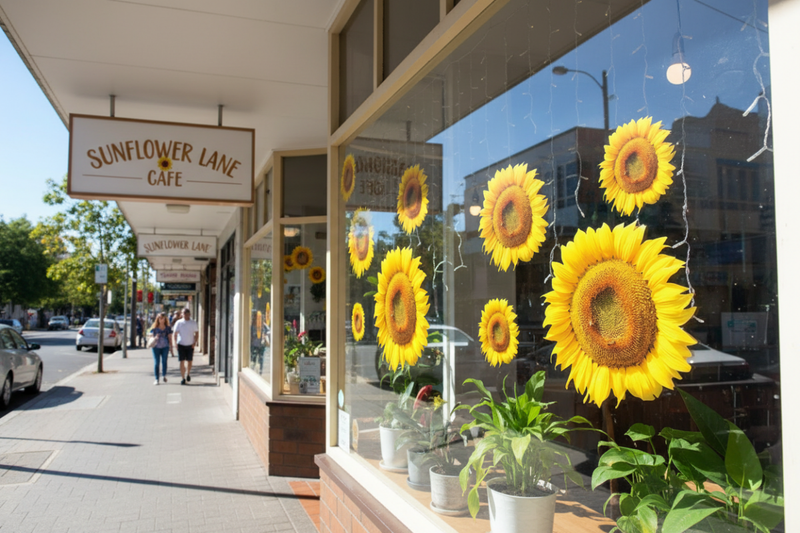 Sunflower - Shop window