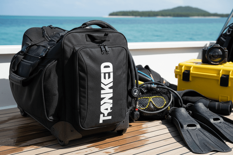 TANKED on Dive Bag