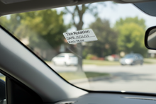 Load image into Gallery viewer, Tire rotation on windscreen
