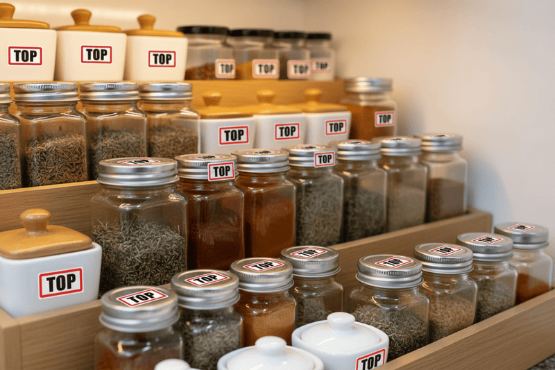 TOP on Spice Jars