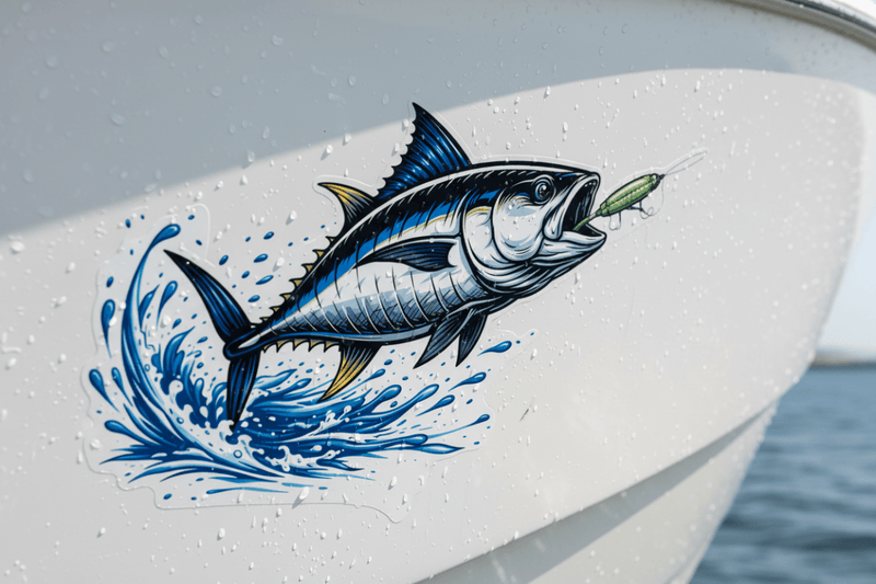 Tuna decal Close-Up – Body Detail