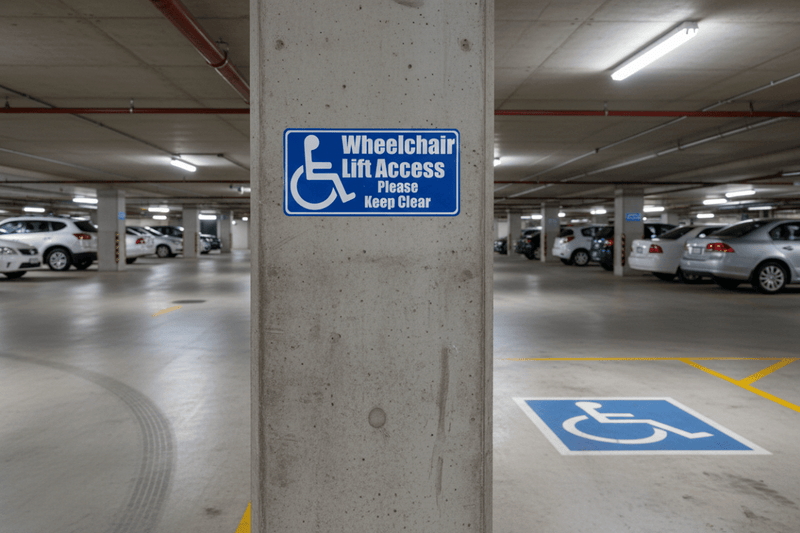 Underground Car Park Pillar
