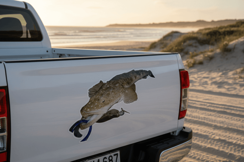 Ute Tailgate flathead decal lure