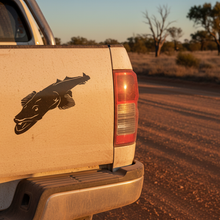 Load image into Gallery viewer, Ute Tailgate flathead decal silhouette
